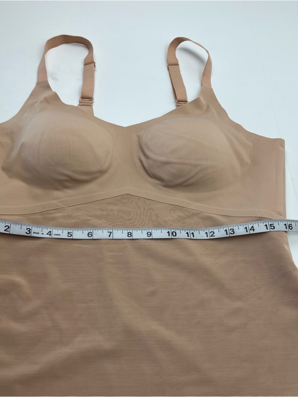 Honeylove Tan Nude Camisole Tank Womens Size 1X ShapeWear Undergarment LWCM0102 - Picture 7 of 10